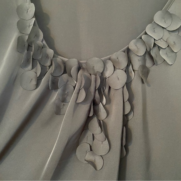 NWOT GAP sleeveless adorned scoop neck tank top shell evening formal blouse 🩶 - Picture 5 of 8